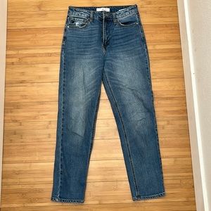 KanCan high rise slim straight jeans - 26